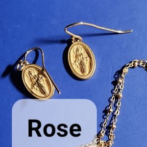 James Avery 14kt Virgin Mary Earrings